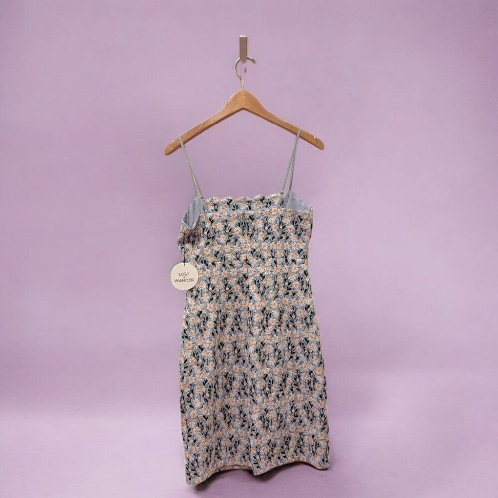 NWT LOST+WANDER Breath Of Youth Scallop Pencil Dress - Picture 10 of 10